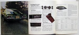1971 Chevrolet Camaro Sport Coupe RS SS Z28 Color Sales Brochure REVISED