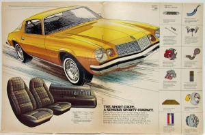 1975 Chevrolet Camaro Color Sales Brochure - Sport Coupe Type LT - REVISED