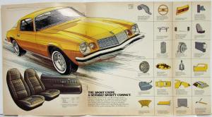 1975 Chevrolet Camaro Color Sales Brochure - Sport Coupe Type LT - REVISED