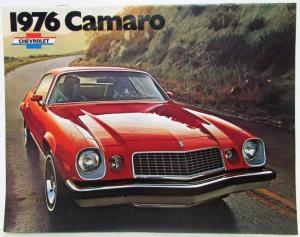 1976 Chevrolet Camaro Color Sales Brochure REVISED