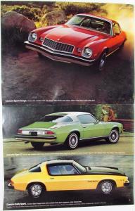 1976 Chevrolet Camaro Color Sales Brochure REVISED