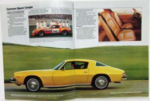 1977 Chevrolet Camaro Sport Coupe Type LT Rally Sport Sales Brochure REVISED