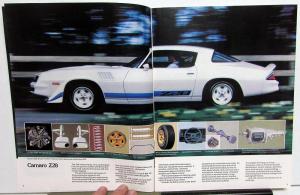 1979 Chevrolet Camaro Sales Brochure - Berlinetta Z28 Rally Sport Coupe