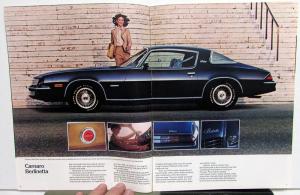 1979 Chevrolet Camaro Sales Brochure - Berlinetta Z28 Rally Sport Coupe