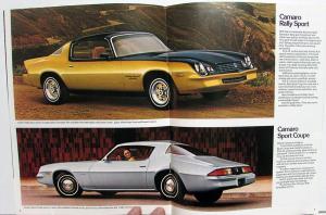1979 Chevrolet Camaro Sales Brochure - Berlinetta Z28 Rally Sport Coupe