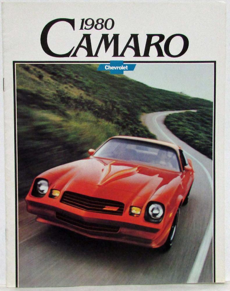 1980 Chevrolet Camaro Sales Brochure - Berlinetta Z28 Rally Sport Coupe
