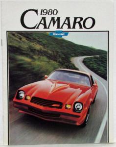 1980 Chevrolet Camaro Sales Brochure - Berlinetta Z28 Rally Sport Coupe