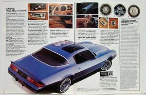 1980 Chevrolet Camaro Sales Brochure - Berlinetta Z28 Rally Sport Coupe