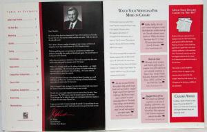 1993 Chevrolet Camaro Dealer Salesmen Launch Guide Booklet