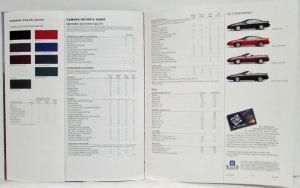 1994 Chevrolet Camaro & Z28 Sales Brochure - Coupe & Convertible