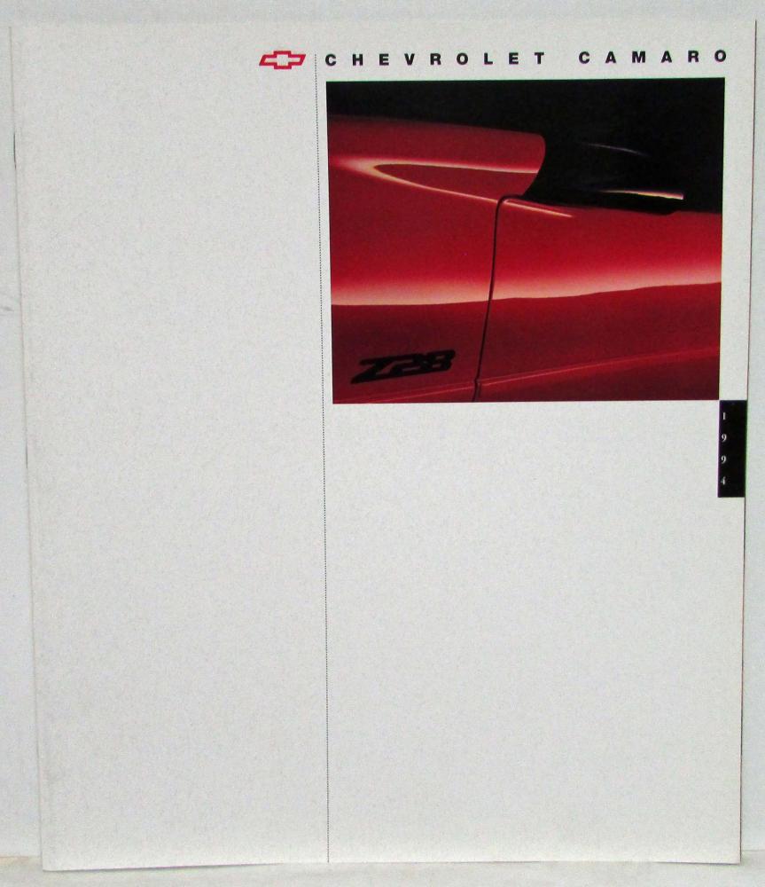 1994 Chevrolet Camaro & Z28 Sales Brochure REVISED - Coupe & Convertible