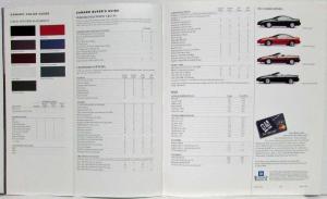 1994 Chevrolet Camaro & Z28 Sales Brochure REVISED - Coupe & Convertible
