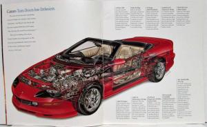1996 Chevrolet Camaro Coupe RS Z28 Sales Brochure