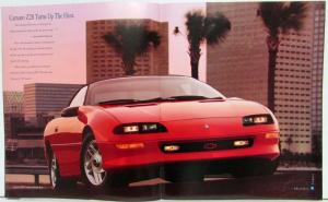 1996 Chevrolet Camaro Coupe RS Z28 Sales Brochure