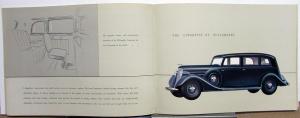 1935 Lincoln V-12 Prestige Color Sales Brochure LeBaron Brunn Willoughby Judkins