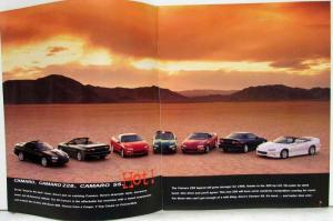 1998 Chevrolet Camaro Coupe SS Z28 Sales Brochure