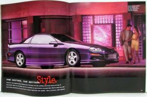 1998 Chevrolet Camaro Coupe SS Z28 Sales Brochure