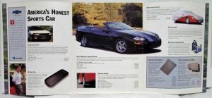 1999 Chevrolet Camaro GM Accessories Sales Folder