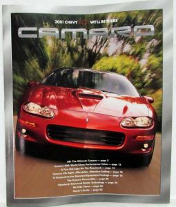 2001 Chevrolet Camaro SS Z28 Coupe Sales Brochure