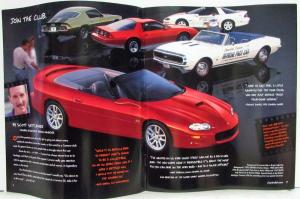 2001 Chevrolet Camaro SS Z28 Coupe Sales Brochure