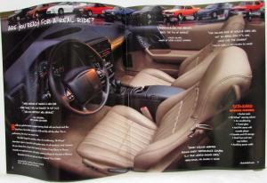 2001 Chevrolet Camaro SS Z28 Coupe Sales Brochure