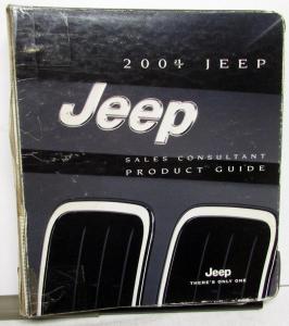 2009 Jeep Sales Consultant Product Guide Data Book Wrangler Grand Cherokee