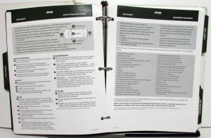 2009 Jeep Sales Consultant Product Guide Data Book Wrangler Grand Cherokee