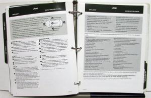 2009 Jeep Sales Consultant Product Guide Data Book Wrangler Grand Cherokee