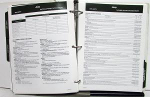 2009 Jeep Sales Consultant Product Guide Data Book Wrangler Grand Cherokee