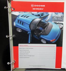 2009 Dodge Cars Sales Consultant Product Guide Data Challenger Viper Avenger