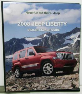 2008 Jeep Liberty Dealer Launch Guide Binder Data Promotional Info & More