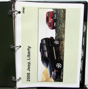 2008 Jeep Liberty Dealer Launch Guide Binder Data Promotional Info & More