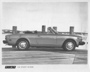 1978 Fiat 124 Sport Spider Press Photo 0021