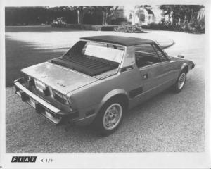 1978 Fiat X 1/9 Press Photo 0022