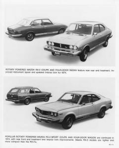 1974 Mazda RX-2 and RX-3 Press Photo 0073