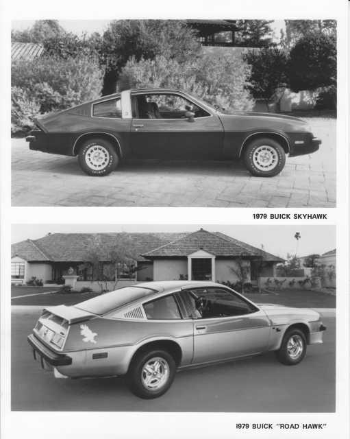 1979 Buick Skyhawk and Road Hawk Press Photo 0171