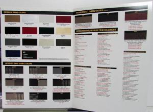 2011 Ram Dodge Truck Paint Fabric & Wheel Guide Dealer Only