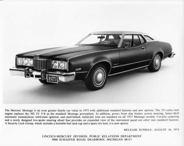 1975 Mercury Montego Press Photo 0124
