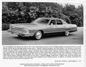 1975 Mercury Grand Marquis Press Photo 0127