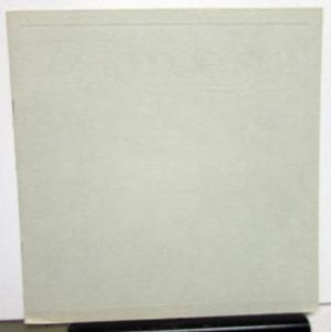 1972 Ford Thunderbird Dealer Sales Brochure Embossed Cover Small Version Orig
