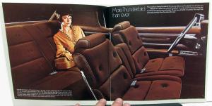 1972 Ford Thunderbird Dealer Sales Brochure Embossed Cover Small Version Orig