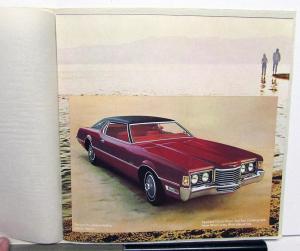 1972 Ford Thunderbird Prestige Sales Brochure Embossed Cover Large Version