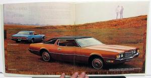 1972 Ford Thunderbird Prestige Sales Brochure Embossed Cover Large Version