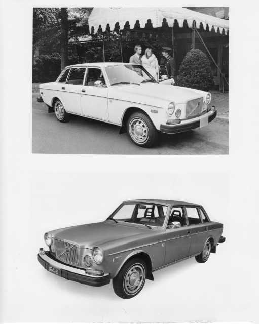 1975 Volvo 164 4-Door Sedan Press Photo and Release 0021