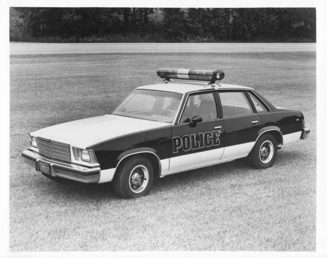1979 Chevrolet Malibu Police Car Press Photo and Release 0484