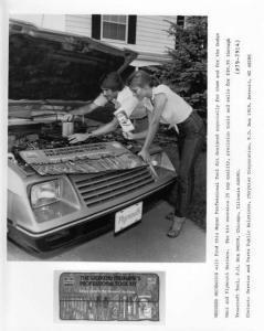1979 Dodge Omni & Plymouth Horizon Mechanic Tool Kit Press Photo & Release 0166