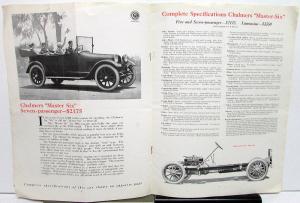 Chalmers Monogram July 1915 Edition Dealer Newsletter 1916 Models Introduction