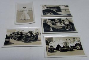 Vintage Antique Auto Show Photo Sets Late 1950s REO Ford Simplex La Salle Velie