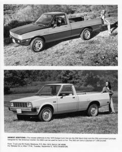 1979 Dodge D50 Sport and Subcompact Pickup Press Photo 0180