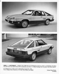 1979 Dodge Omin 2+2 Hatchback Press Photo 0182